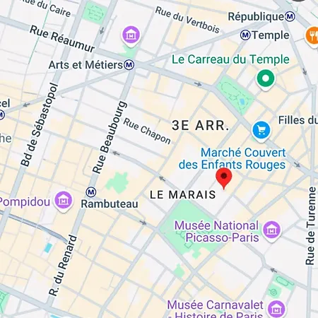 Appartamento Chic Et Tendance Au Coeur Du Marais Vibrant *